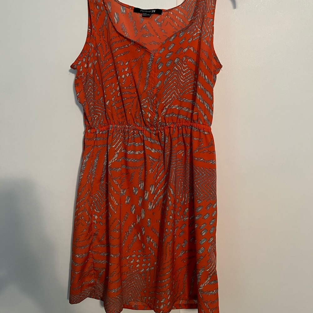 Forever 21 Orange shorter style dress